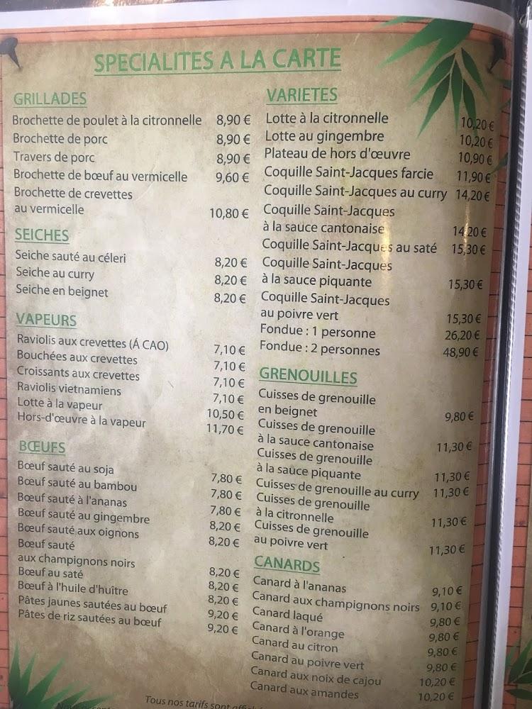 Le Mandarin - Menu Image 4